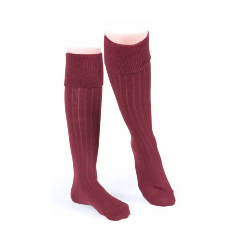 Aubrion Cottonwood Boot Socks - Red